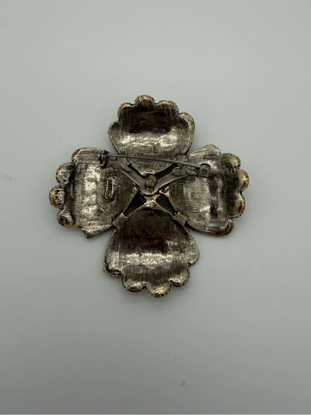 Vintage Floral Filigree Brooch by ART